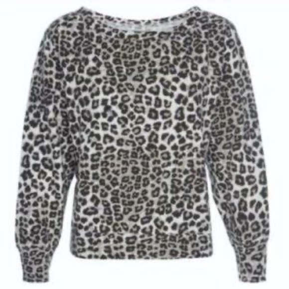 Good American leopard sweatshirt! - Picture 1 of 5